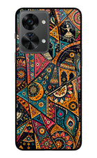 Folk Print OnePlus Nord 2T 5G Glass Case