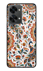 White Mayura OnePlus Nord 2T 5G Glass Case