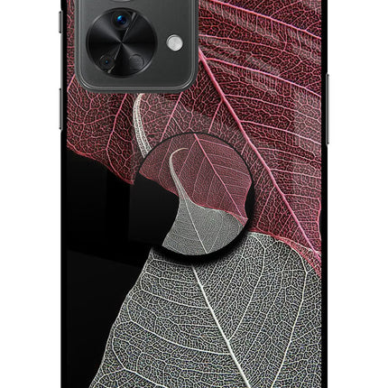 Leaf Pattern OnePlus Nord 2T 5G Glass Case