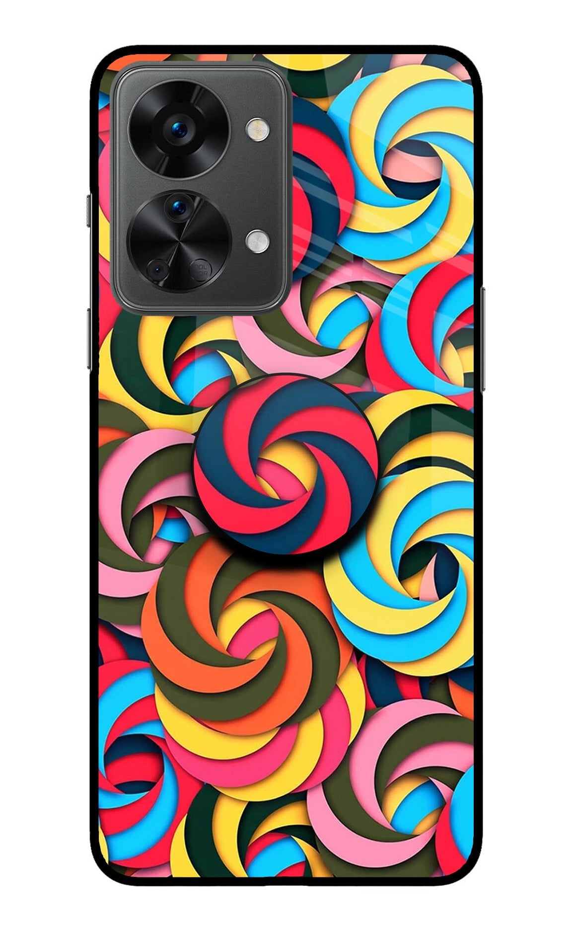 Spiral Pattern OnePlus Nord 2T 5G Pop Case