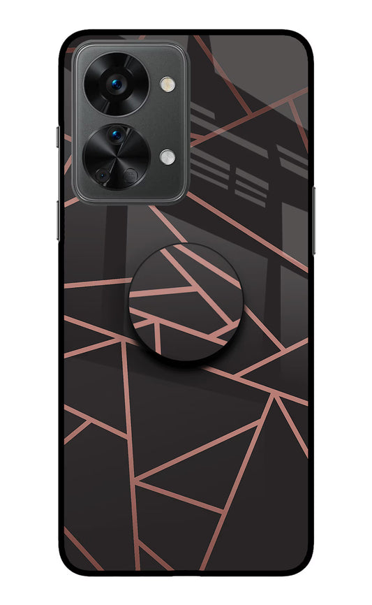 Geometric Pattern OnePlus Nord 2T 5G Glass Case