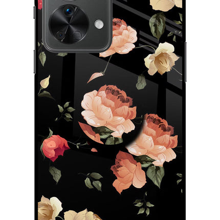 Flowers OnePlus Nord 2T 5G Glass Case