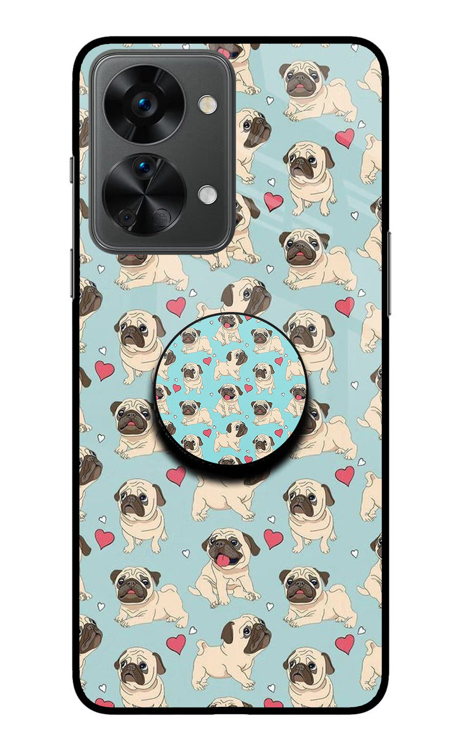 Pug Dog OnePlus Nord 2T 5G Pop Case, Glass case