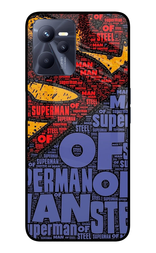 Superman Realme C35 Glass Case