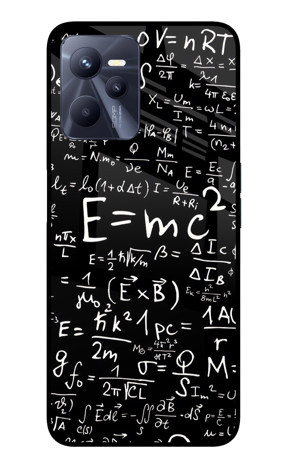 Physics Formula Realme C35 Back Cover