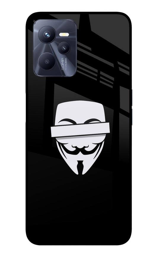 Anonymous Face Realme C35 Glass Case