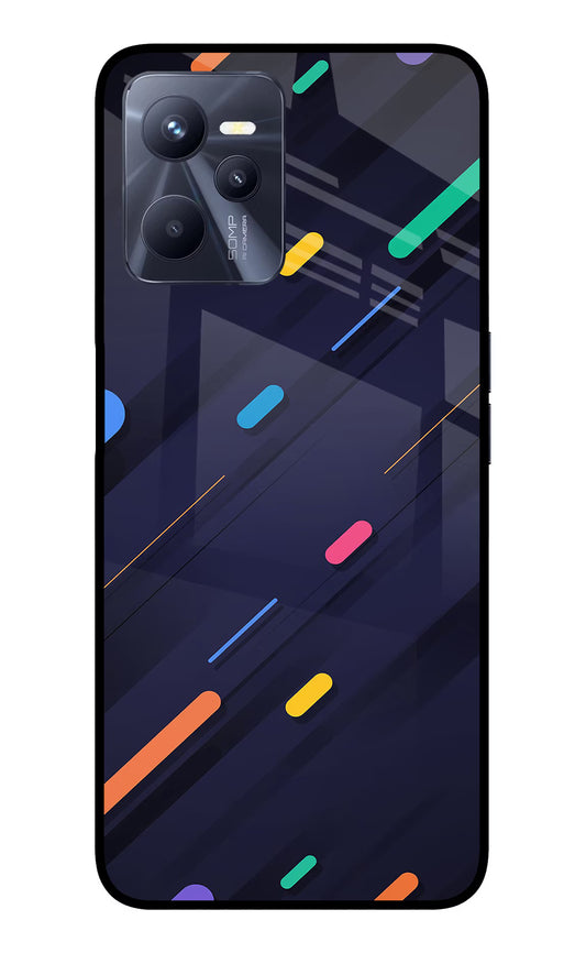 Abstract Design Realme C35 Glass Case