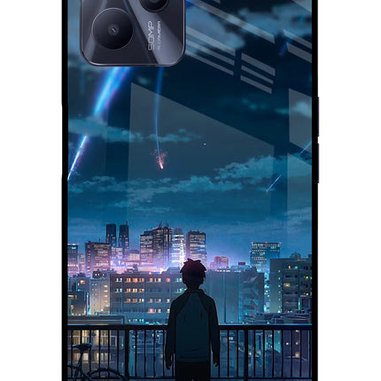 Anime Realme C35 Glass Case