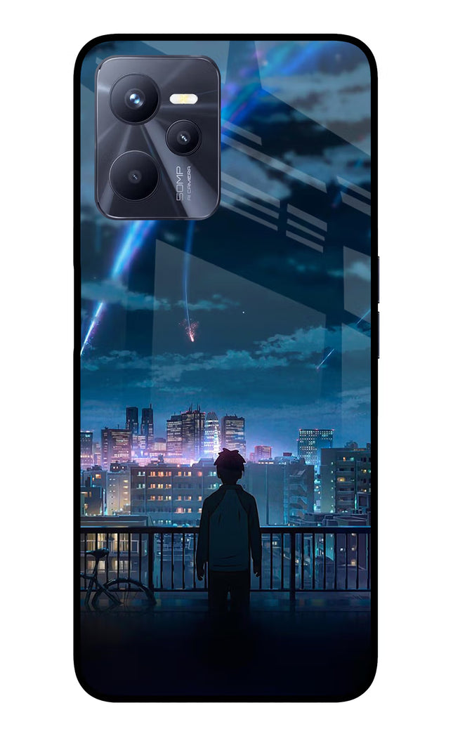 Anime Realme C35 Glass Case