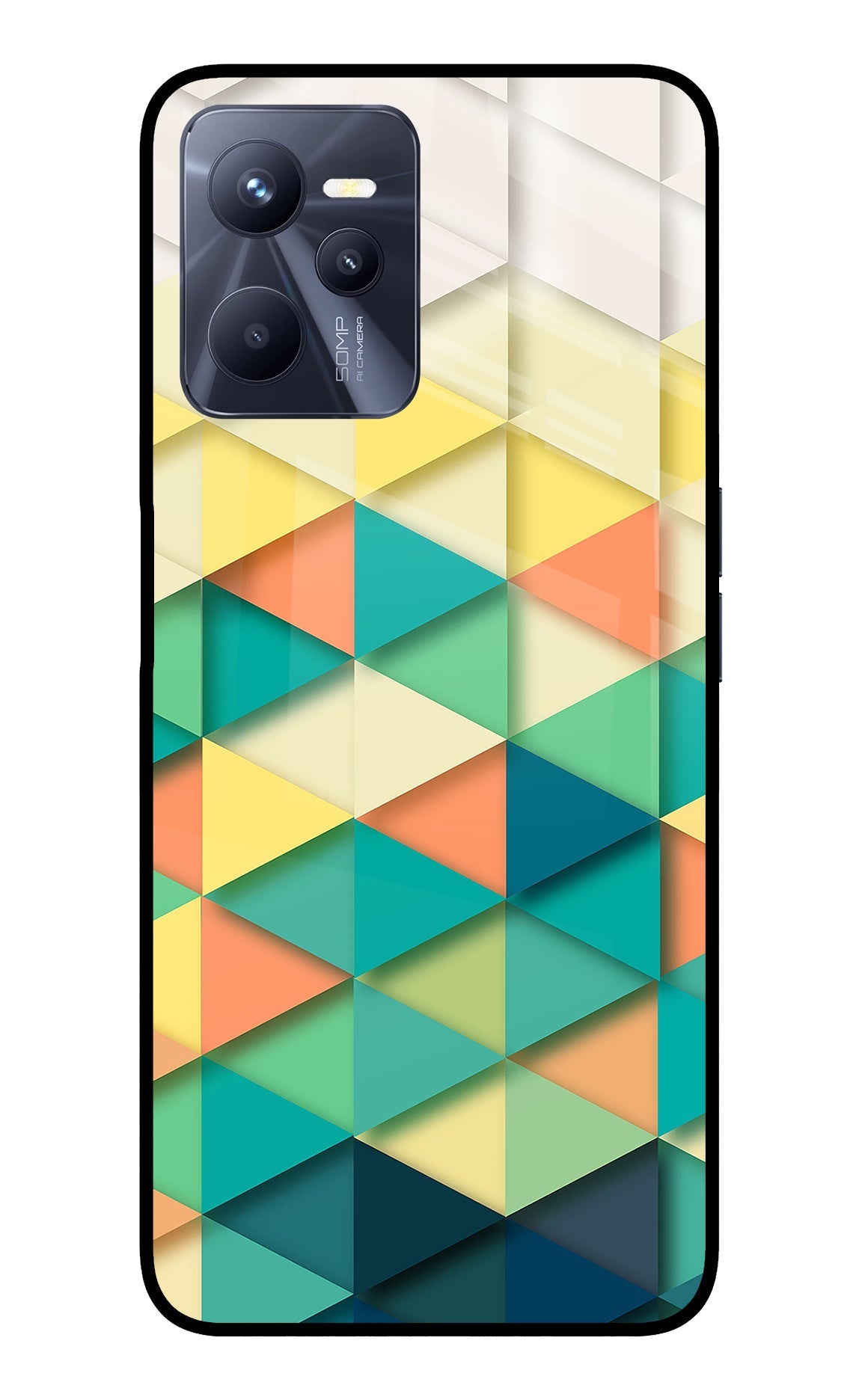 Abstract Realme C35 Back Cover