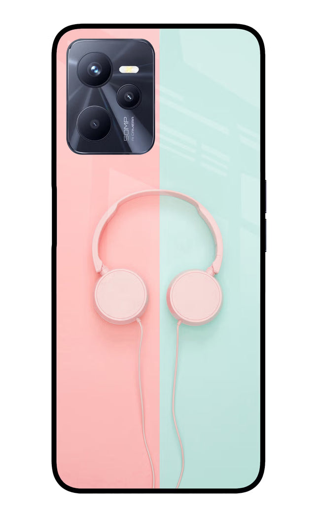 Music Lover Realme C35 Glass Case Back Cover by Casekaro