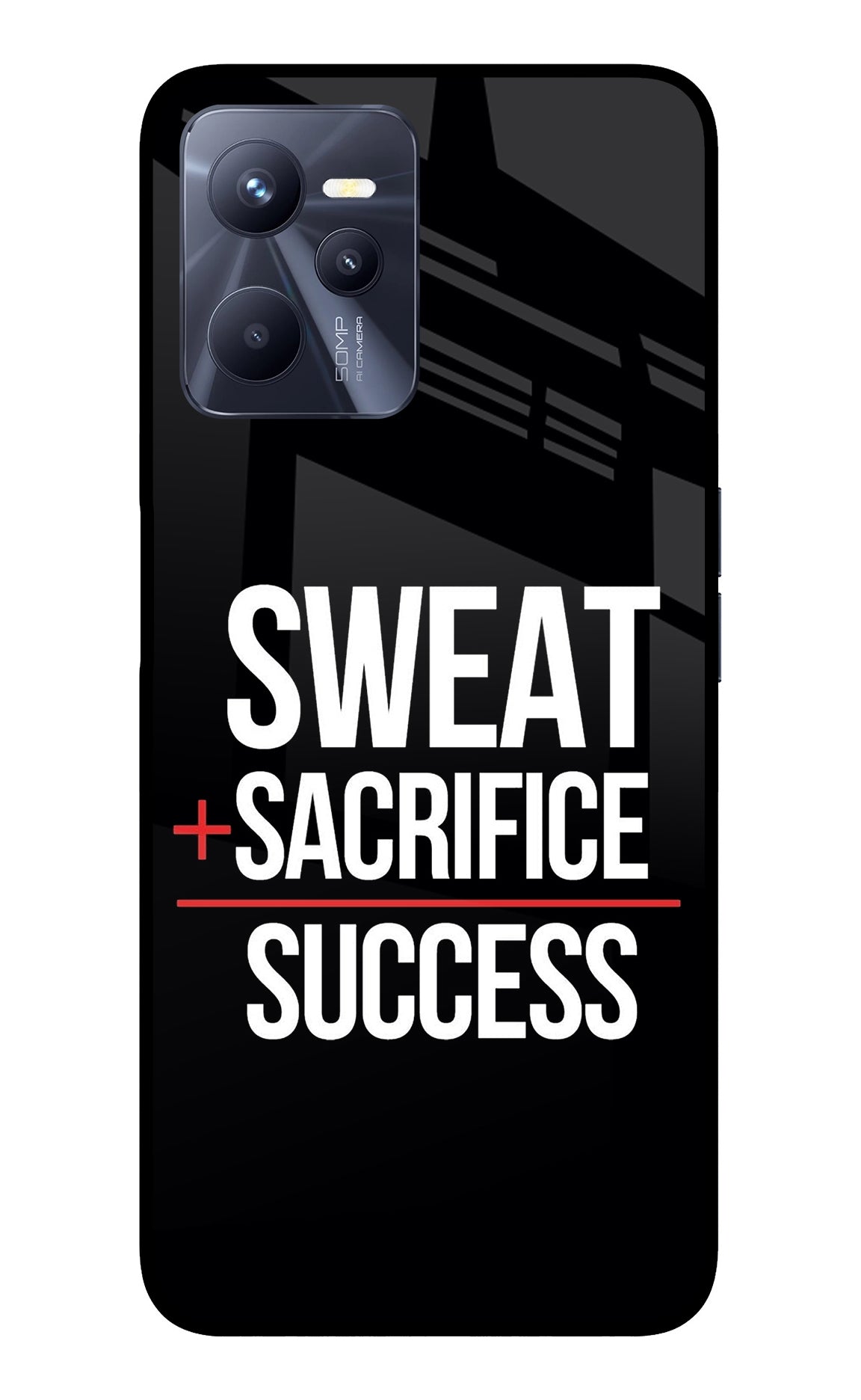 Sweat Sacrifice Success Realme C35 Back Cover