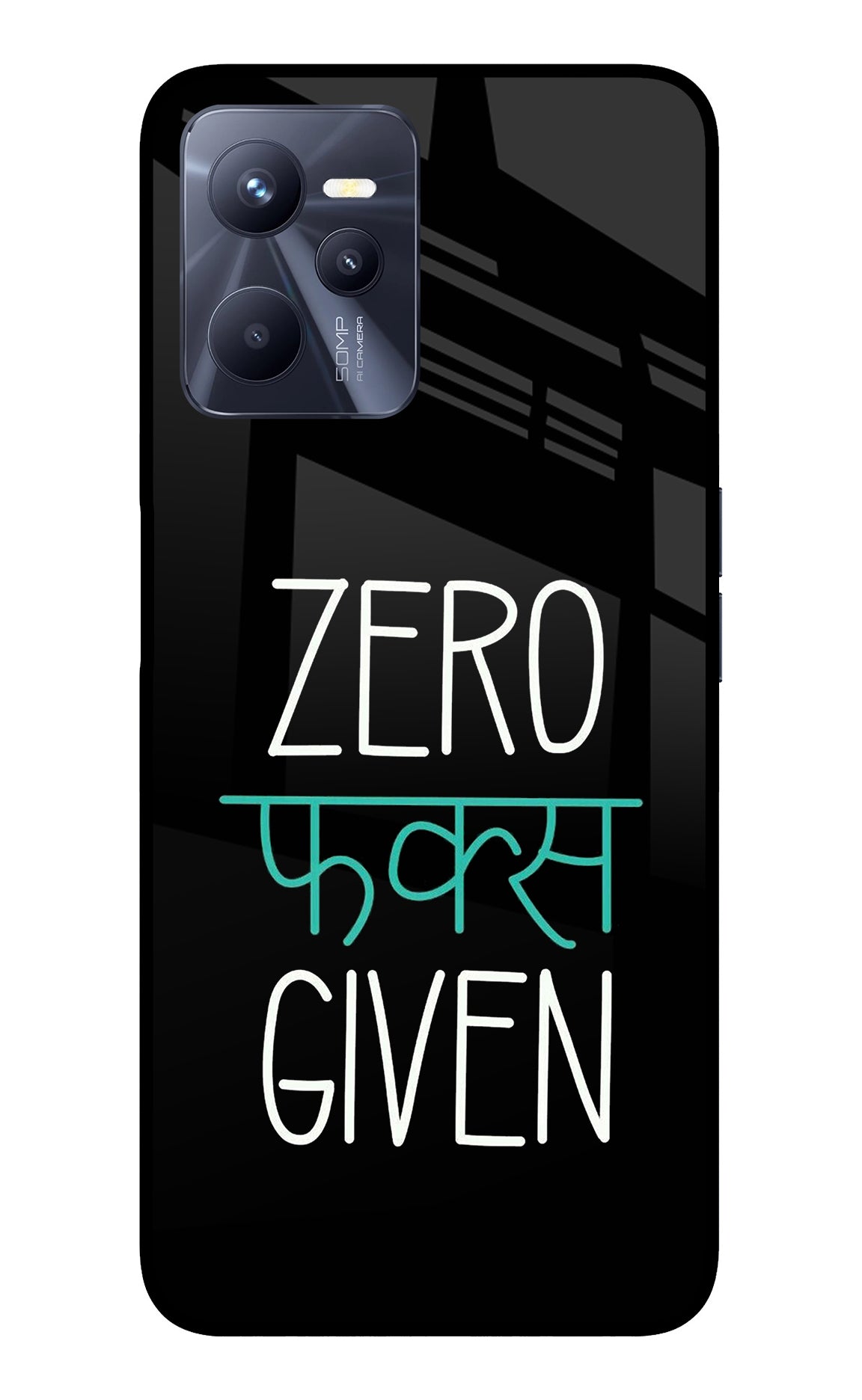 Zero Fucks Given Realme C35 Back Cover