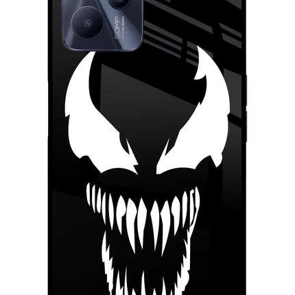 Venom Realme C35 Glass Case Back Cover by Casekaro