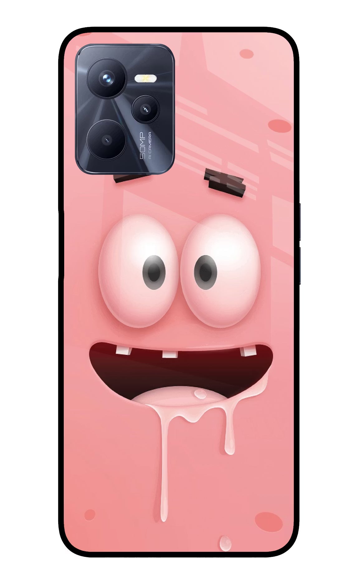 Sponge 2 Realme C35 Glass Case Back Cover by Casekaro
