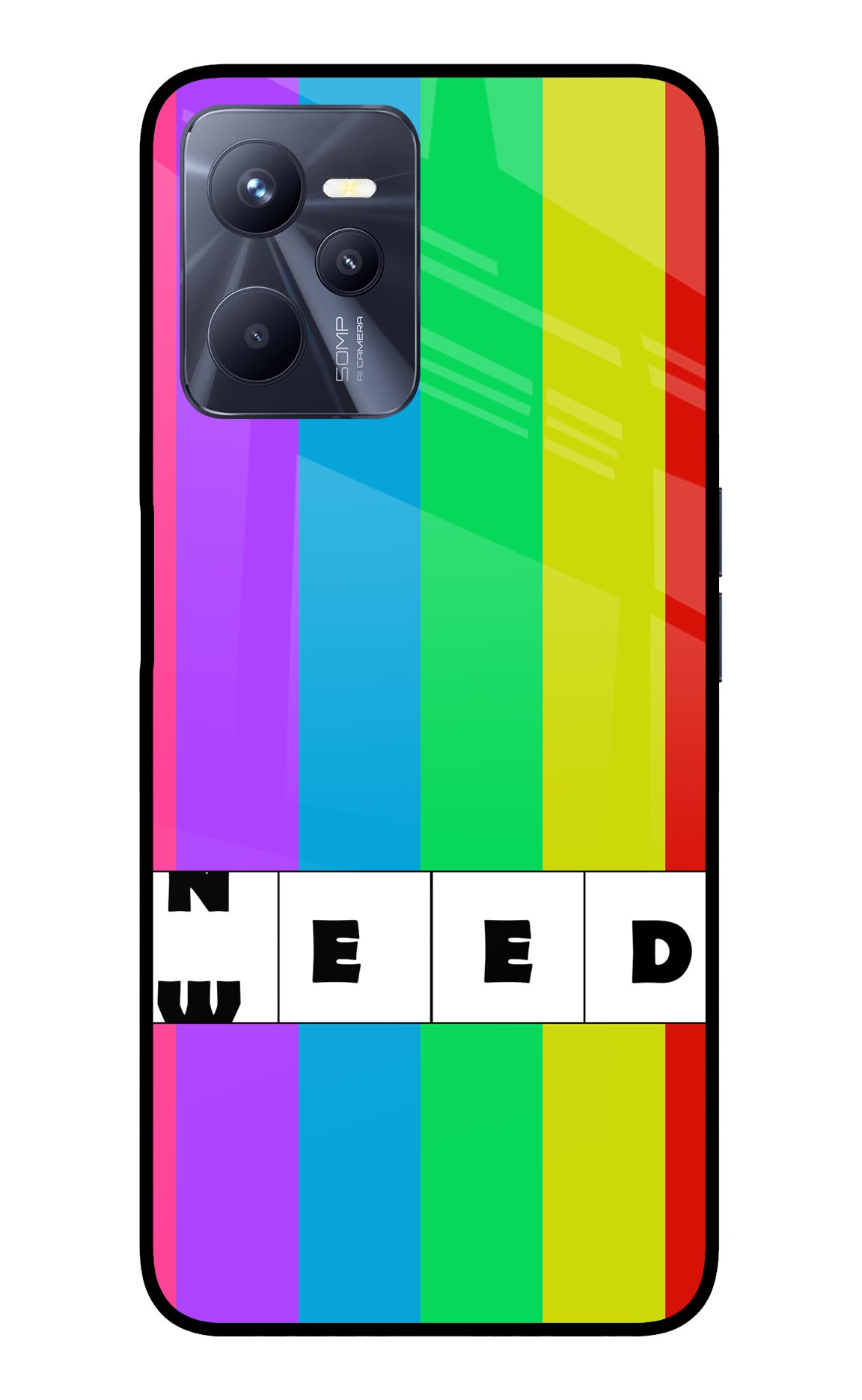 Need Weed Realme C35 Back Cover