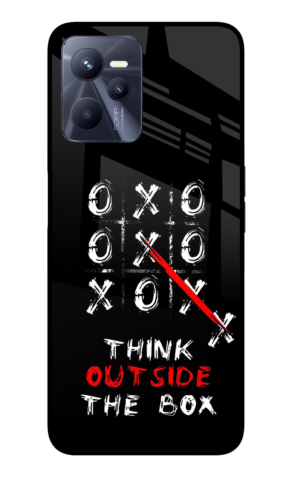 Think out of the BOX Realme C35 Glass Case