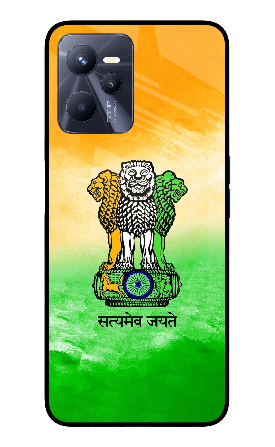 Satyamev Jayate Flag Realme C35 Back Cover