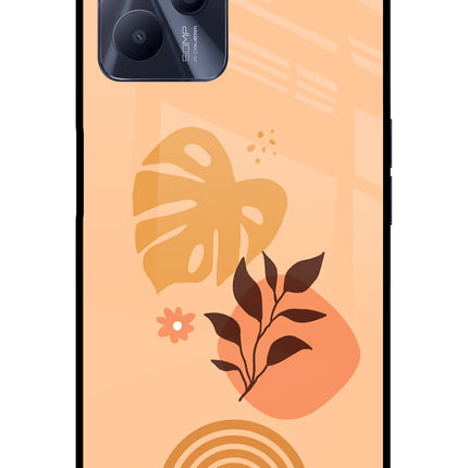 Bohemian Art Realme C35 Glass Case Back Cover by Casekaro