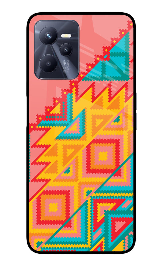 Aztec Tribal Realme C35 Glass Case