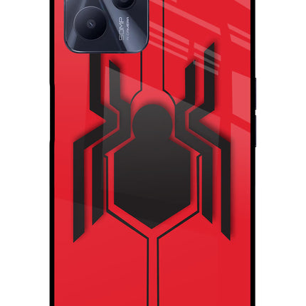 Spider Realme C35 Glass Case Back Cover by Casekaro