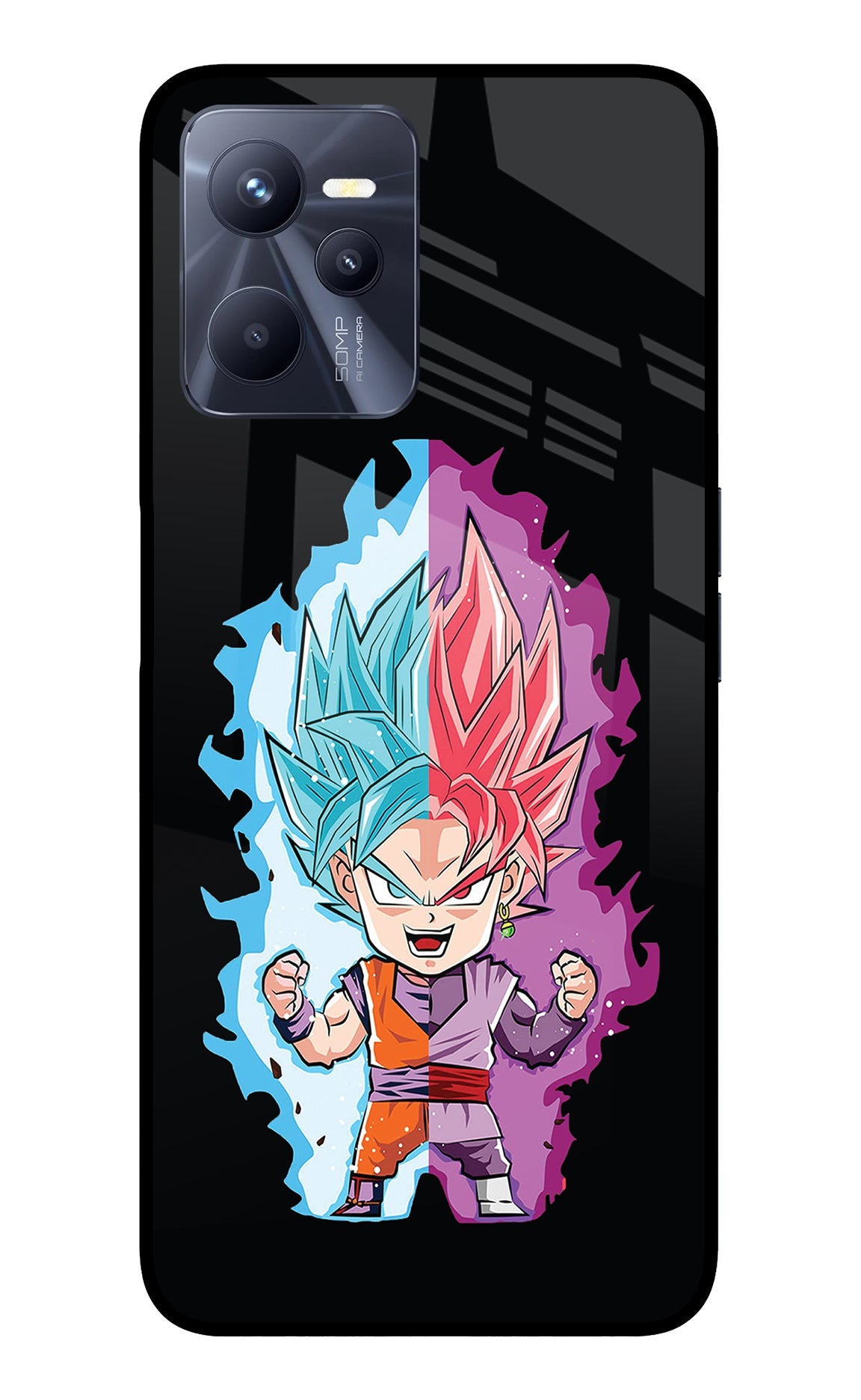 Chota Goku Realme C35 Glass Case