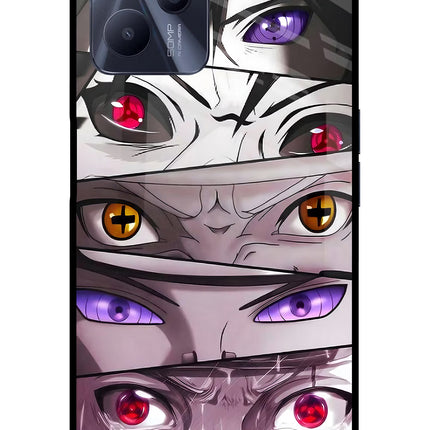Naruto Anime Realme C35 Glass Case Back Cover by Casekaro