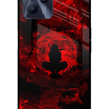 Itachi Uchiha Realme C35 Glass Case Back Cover by Casekaro