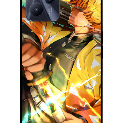 Demon Slayer Realme C35 Glass Case