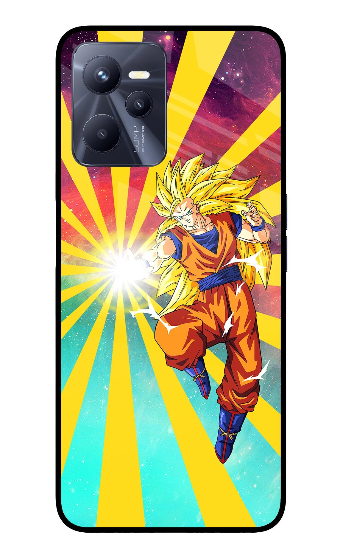 Goku Super Saiyan Realme C35 Back Cover