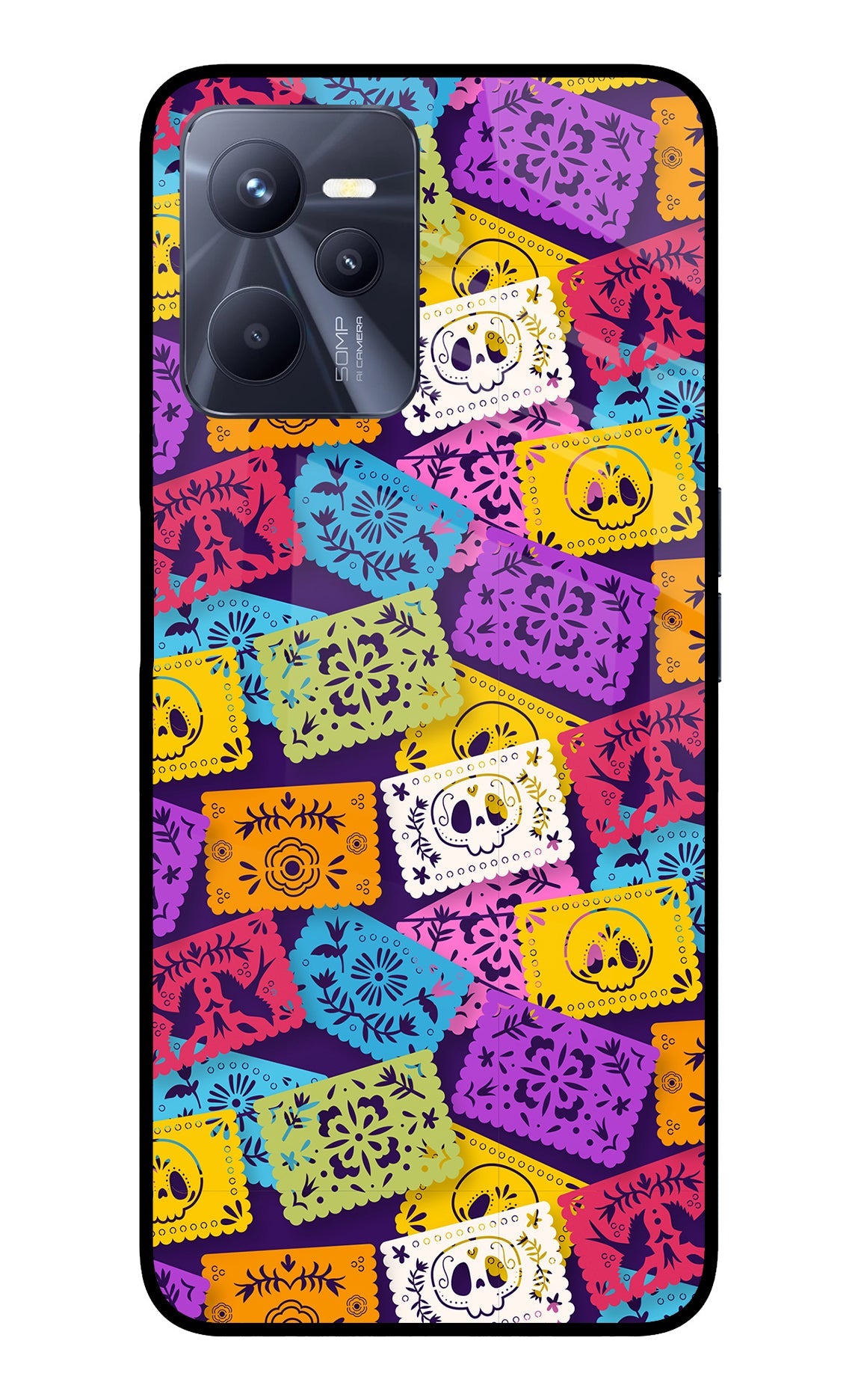 Mexican Pattern Realme C35 Back Cover