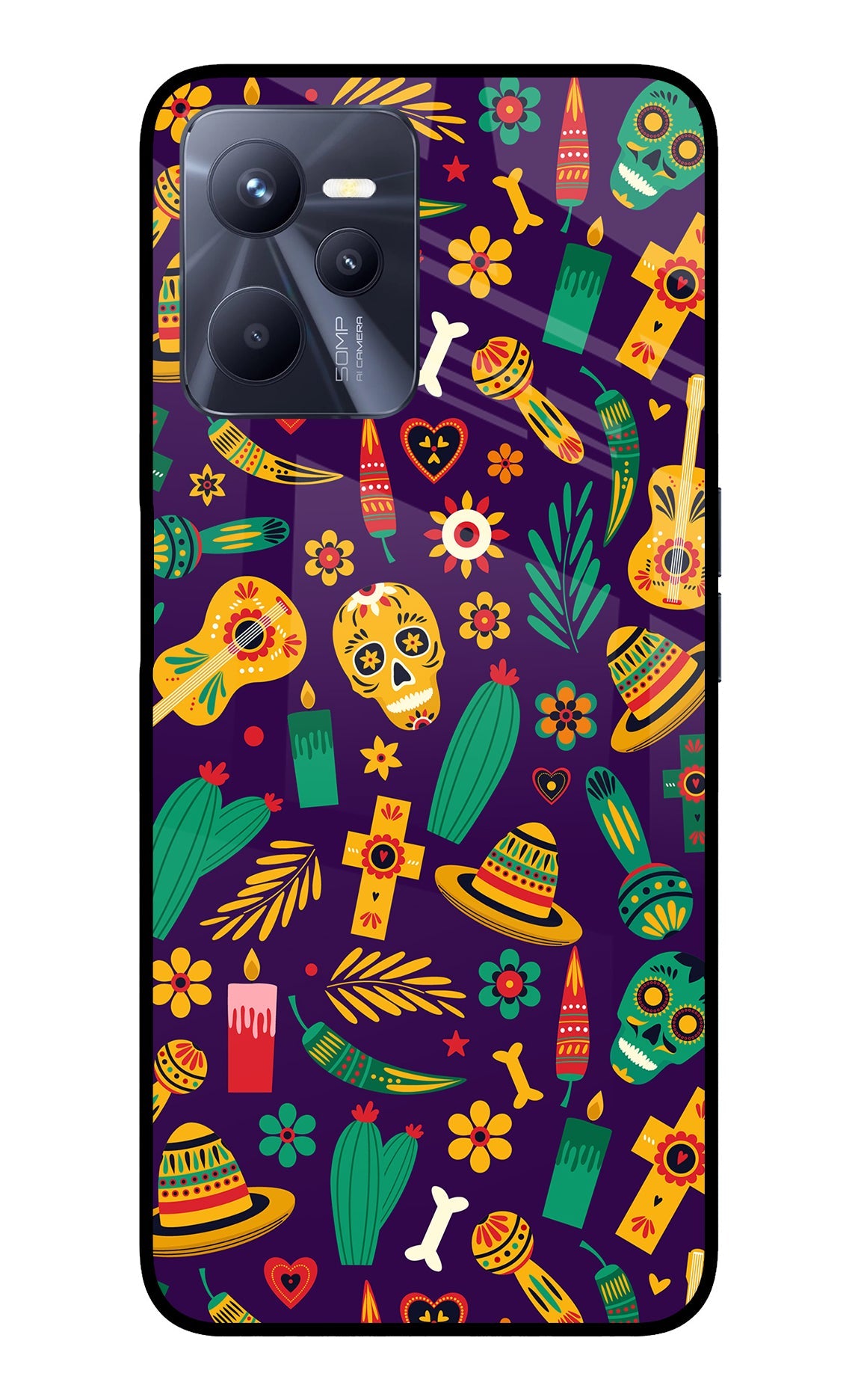 Mexican Artwork Realme C35 Back Cover