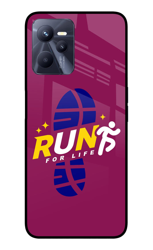 Run for Life Realme C35 Glass Case