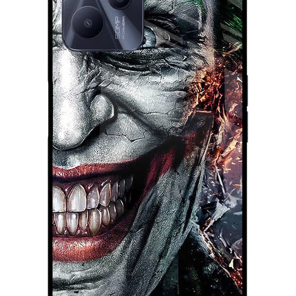 Joker Cam Realme C35 Glass Case Back Cover by Casekaro