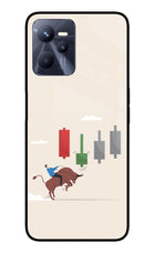 Bull Trading Momentum Realme C35 Glass Case