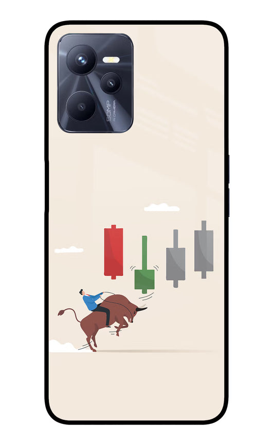 Bull Trading Momentum Realme C35 Glass Case