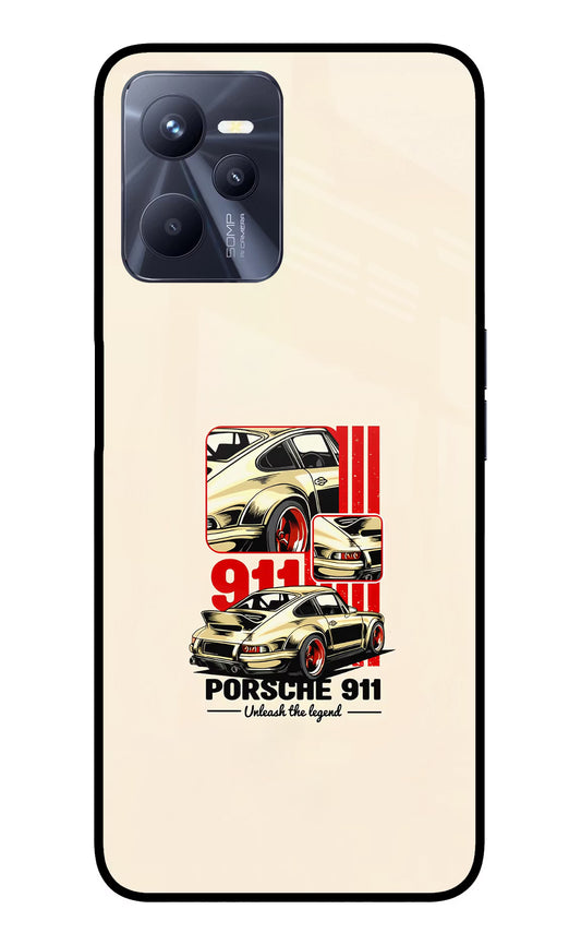 Classic Porsche 911 Realme C35 Glass Case