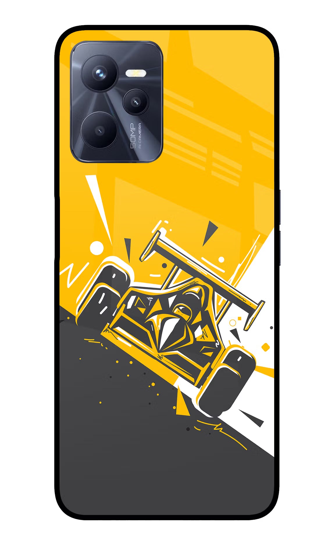 Track King Realme C35 Glass Case