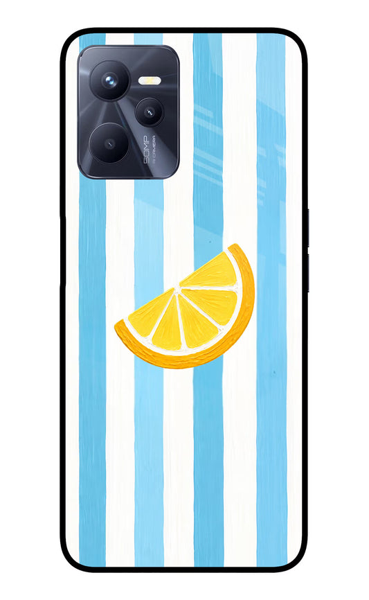 Summer Lemon Realme C35 Glass Case