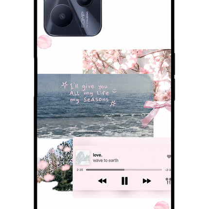 Wave to earth Realme C35 Glass Case