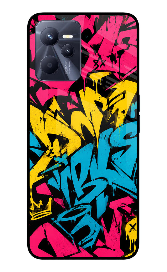 Graffiti Vibe Realme C35 Glass Case