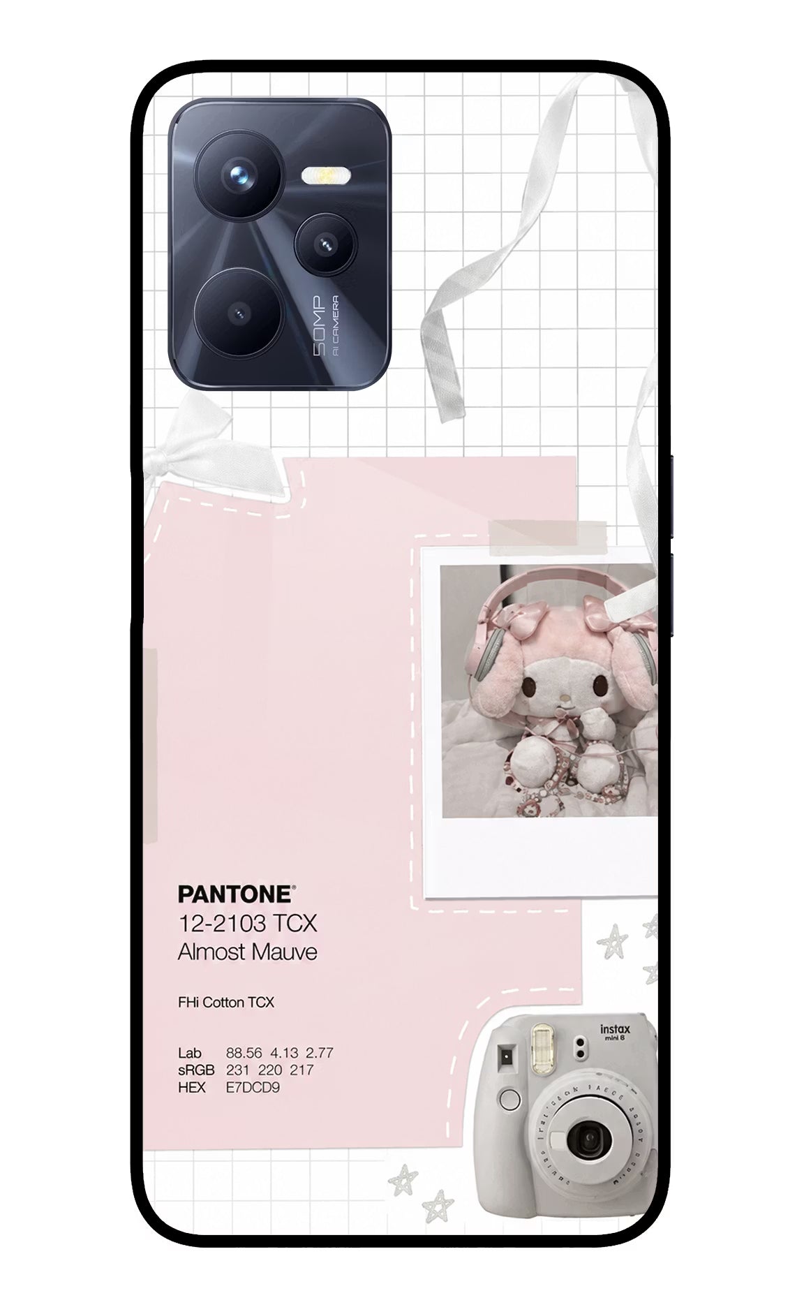 Pantone Asthetic Realme C35 Glass Case