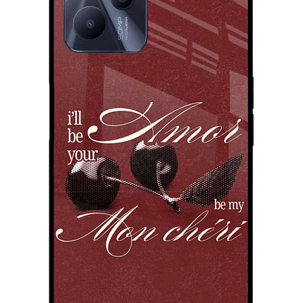Velvet Cherry Realme C35 Glass Case