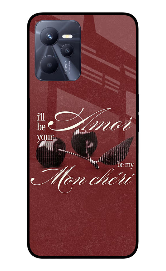 Velvet Cherry Realme C35 Glass Case