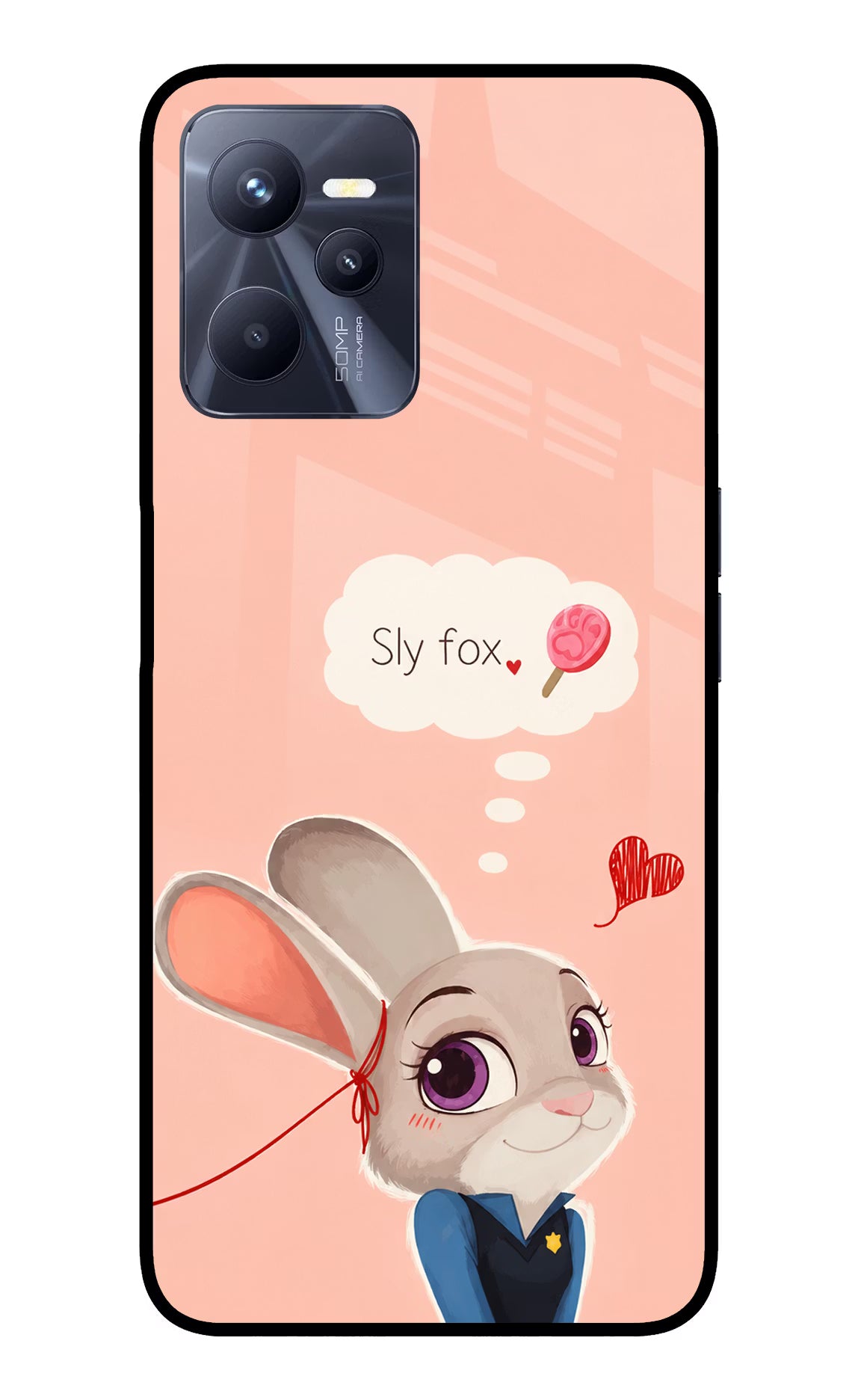 Judy Charm Realme C35 Glass Case