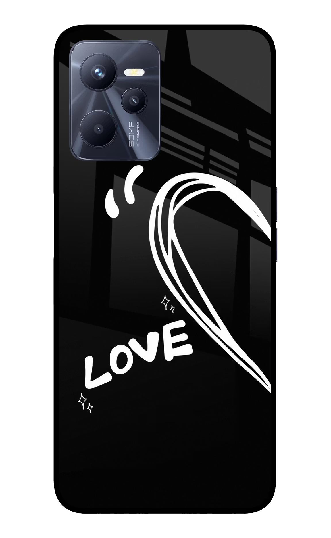 Love Line Realme C35 Glass Case