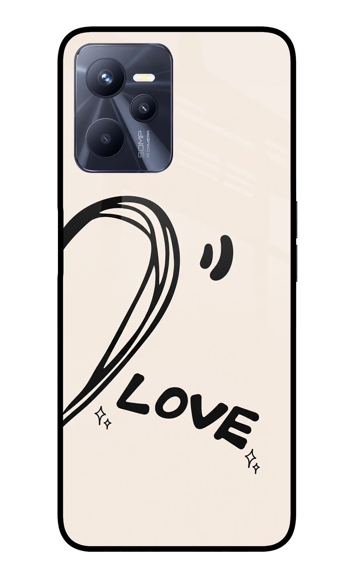Soul Line Realme C35 Glass Case