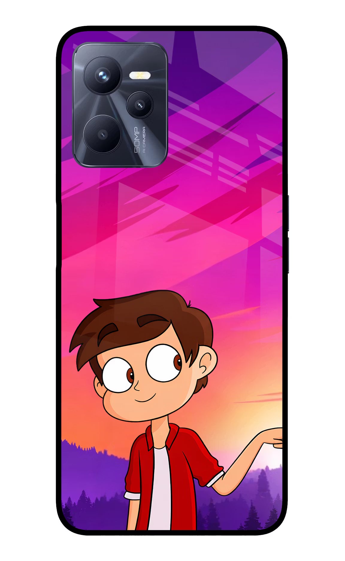 Marco Sunset Realme C35 Glass Case