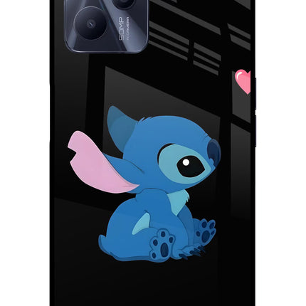 Stitch Crush Realme C35 Glass Case