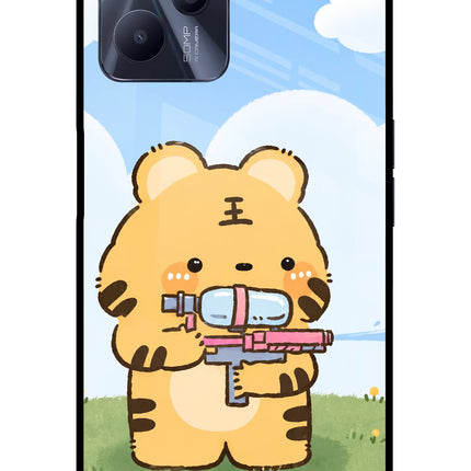 Tiger Treat Realme C35 Glass Case